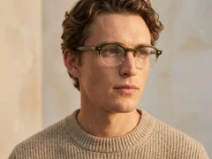 Oval Pattern Acetate Glasses #BS0522-0066