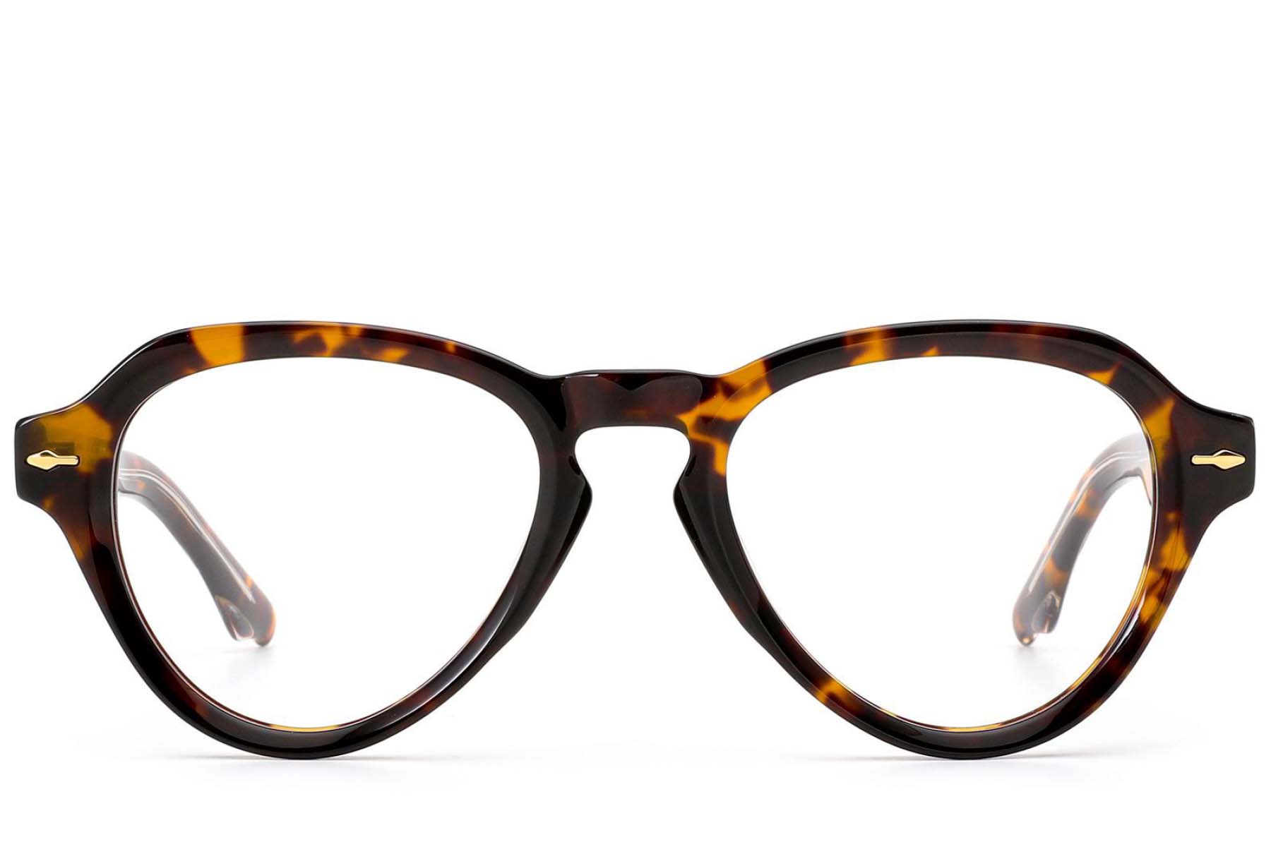 BS0522-0068_Tortoiseshell_Oval_Acetate_Glasses_front