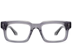Rectangular Gray Acetate Glasses #BS0522-0074