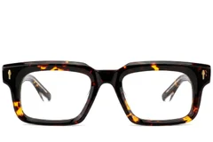 Rectangular Tortoiseshell Acetate Glasses #BS0522-0077