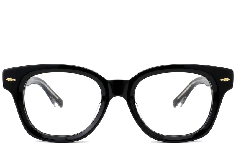 Oval Black Acetate Glasses #BS0522-0078