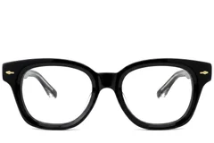 Oval Black Acetate Glasses #BS0522-0078