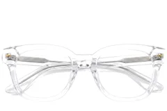 Oval Transparent Acetate Glasses #BS0522-0079