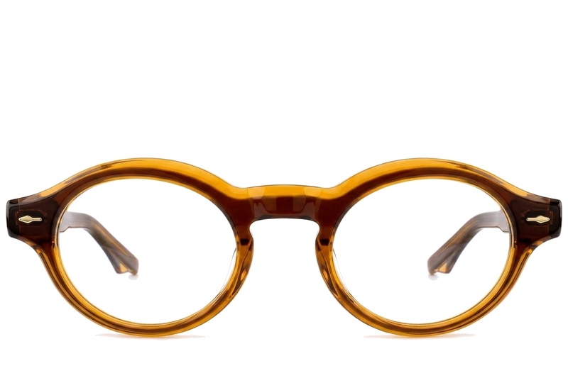 Bicchieri ovali in acetato marrone #BS0522-0083