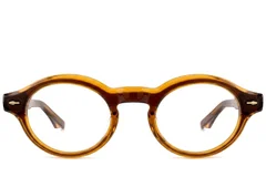 Bicchieri ovali in acetato marrone #BS0522-0083