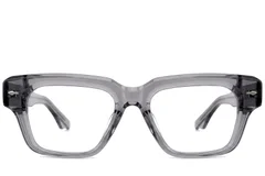 Rectangular Gray Acetate Glasses #BS0522-0089