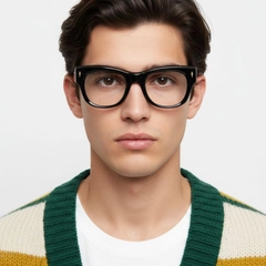 BS0522-0092_Black_Oval_Acetate_Glasses_model