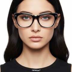 BS0522-0093_Black_Oval_Acetate_Glasses_model