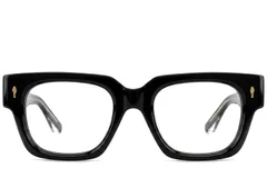 Rectangular Black Acetate Glasses #BS0522-0097