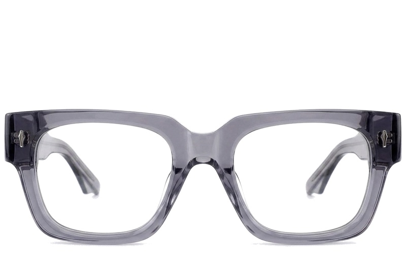 Bicchieri rettangolari in acetato grigio #BS0522-0099