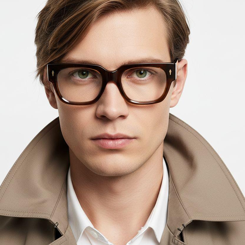 BS0522-0100_Brown_Rectangular_Acetate_Glasses_model