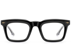 BS0522-0102_Black_Rectangular_Acetate_Glasses_front