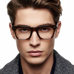 bs0522-0103_brown_rectangular_acetate_glasses_model