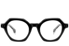 Geometric Black Acetate Glasses #BS0522-0111