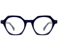 Geometric Blue Acetate Glasses #BS0522-0112