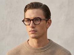 Geometric Tortoiseshell Acetate Glasses #BS0522-0115