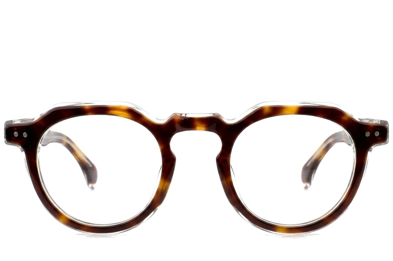 Oval Tortoiseshell Acetate Glasses #BS0522-0120