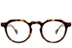 Oval Tortoiseshell Acetate Glasses #BS0522-0120
