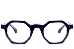 Geometric Blue Acetate Glasses #BS0522-0122