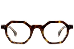 Geometric Tortoiseshell Acetate Glasses #BS0522-0125