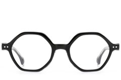 BS0522-0131_Black_Geometric_Acetate_Glasses_front