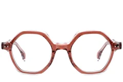 Geometric Pink Acetate Glasses #BS0522-0133