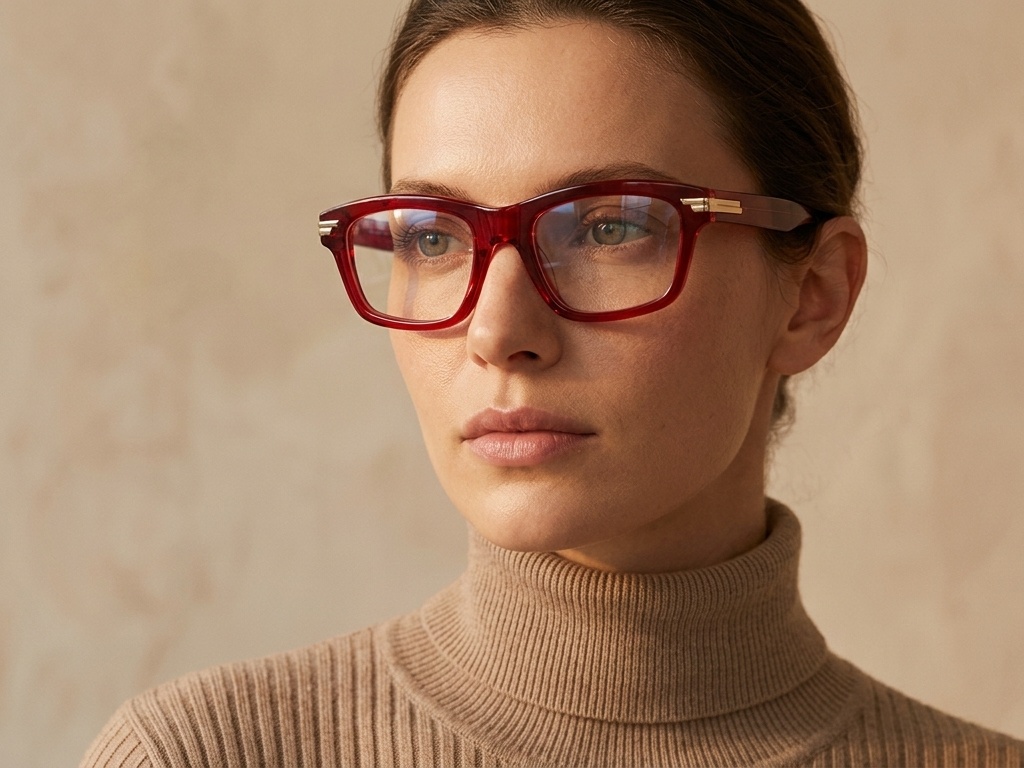 BS0522-0141_Red_Rectangular_Acetate_Glasses_corner-tryon_female