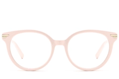 BS0522-0146_Pink_Oval_Acetate_Glasses_front