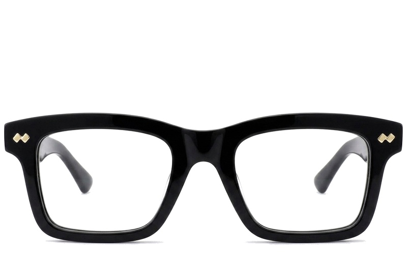 BS0522-0160_Black_Rectangular_Acetate_Glasses_corner-front