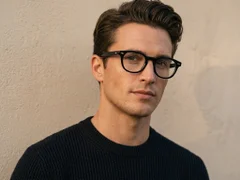 BS0522-0165_Black_Oval_Acetate_Glasses_corner-tryon_male