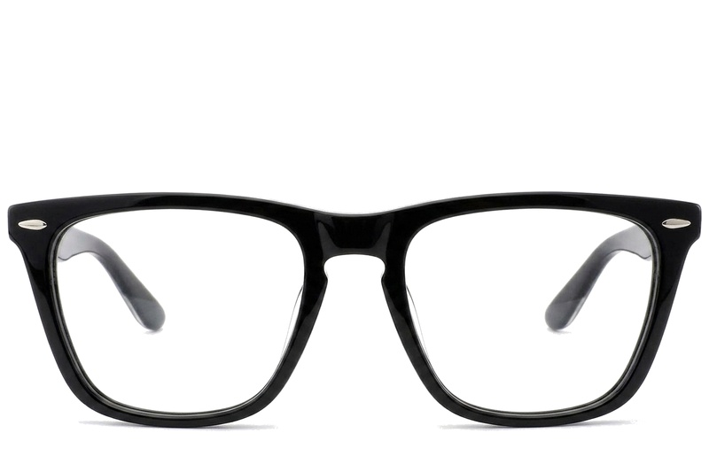 BS0522-0174_Black_Rectangular_Acetate_Glasses_corner-front