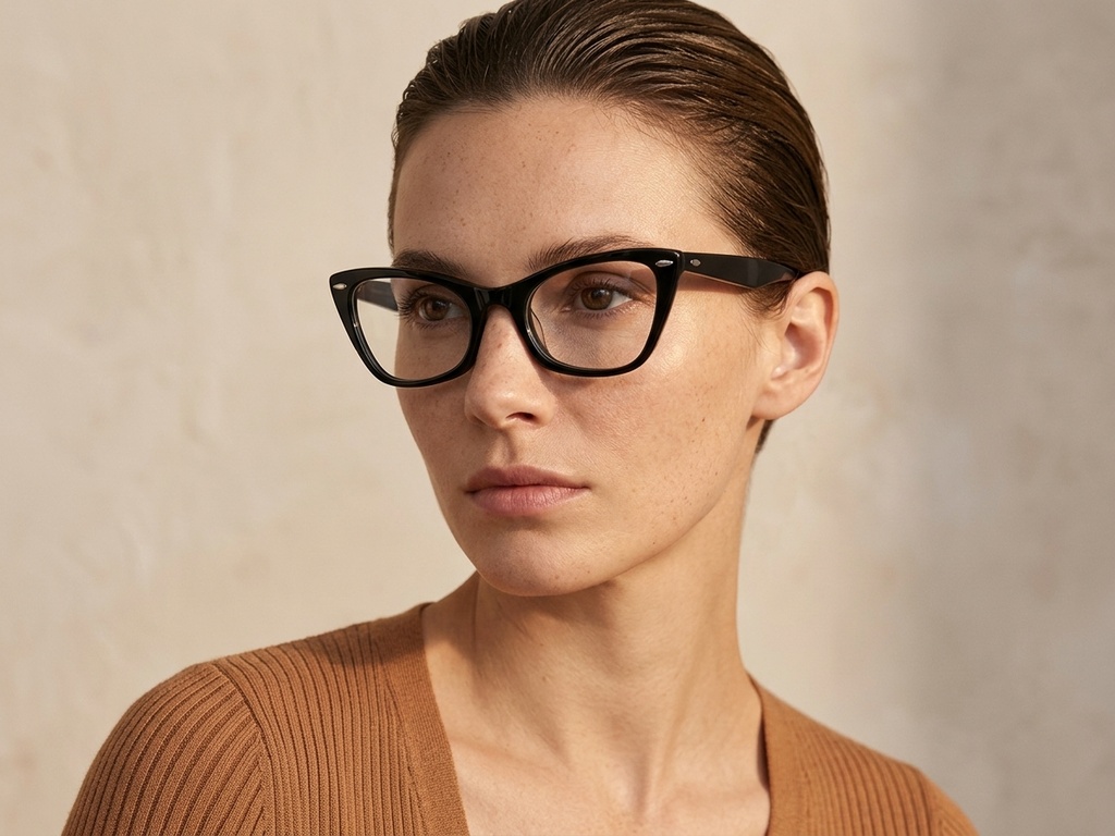 BS0522-0175_Black_Butterfly_Acetate_Glasses_corner-tryon_female