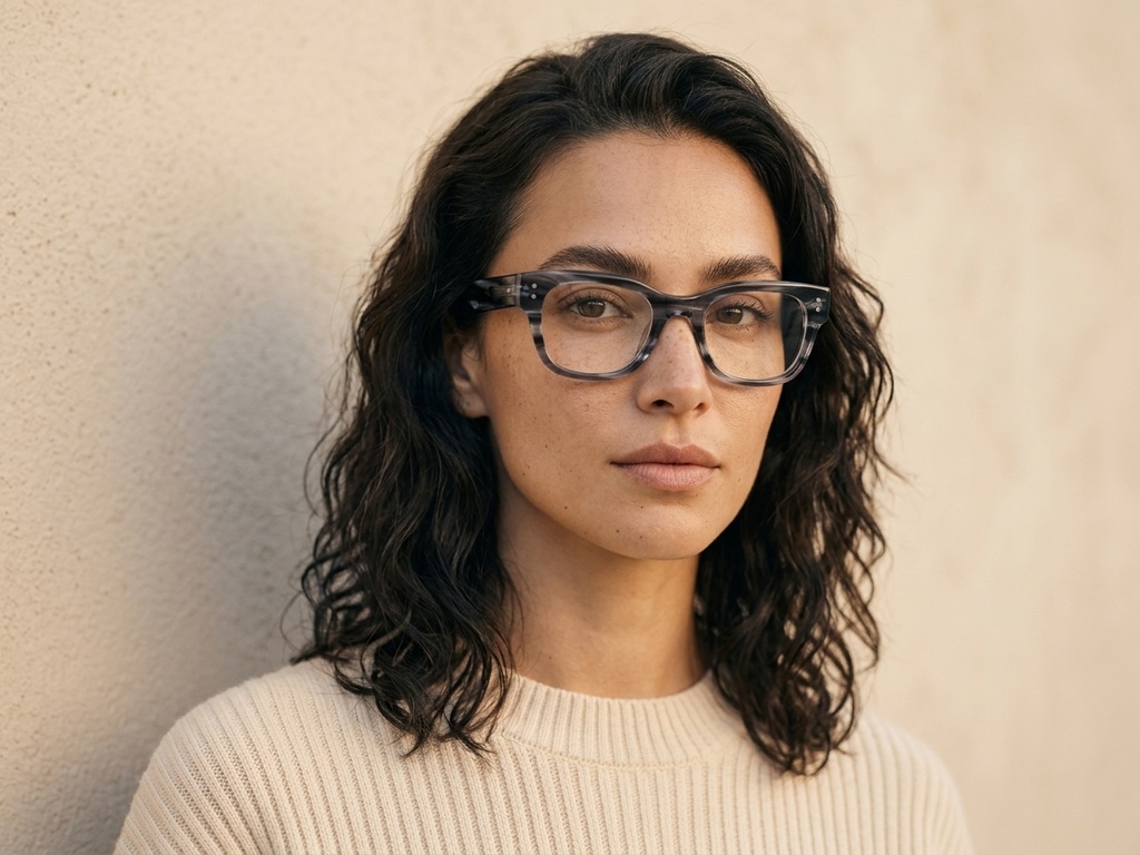 BS0522-0194_Tortoiseshell_Oval_Acetate_Glasses_corner-tryon_female