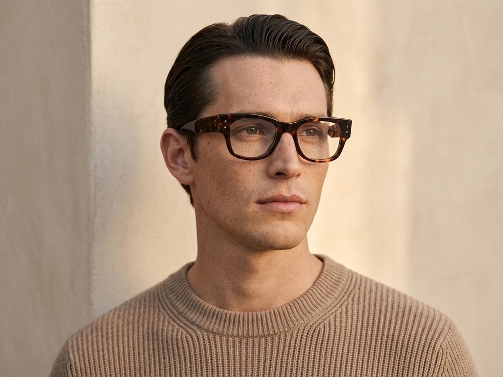 BS0522-0195_Tortoiseshell_Oval_Acetate_Glasses-tryon_male