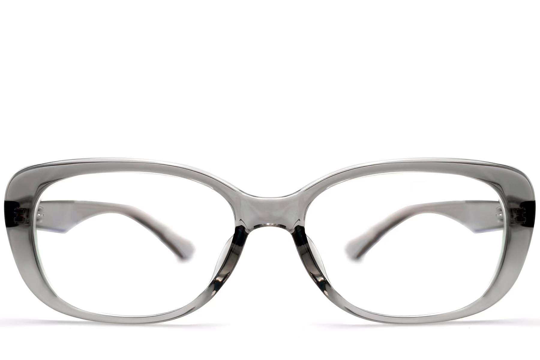 BS0612-0007_Grey_Oval_TR90_Glasses_front