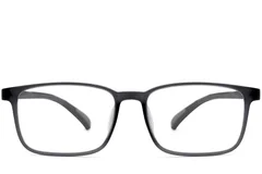BS0612-0013_Grey_Rectangular_TR90_Glasses_front