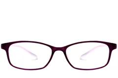 BS0612-0027_Purple_Rectangular_TR90_Glasses_front