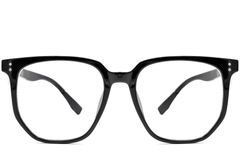 BS0612-0029_Black_Geometric_TR90_Glasses_front