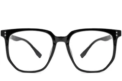 BS0612-0029_Black_Geometric_TR90_Glasses_front