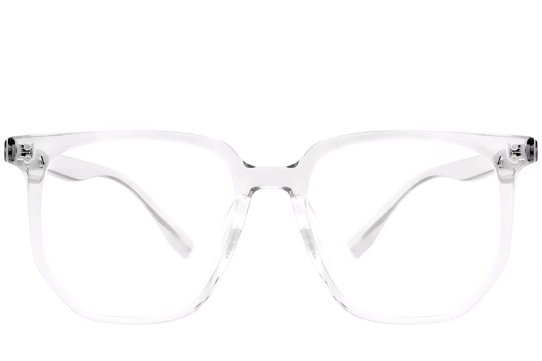 BS0612-0030_Transparent_Geometric_TR90_Glasses_front