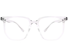 BS0612-0030_Transparent_Geometric_TR90_Glasses_front