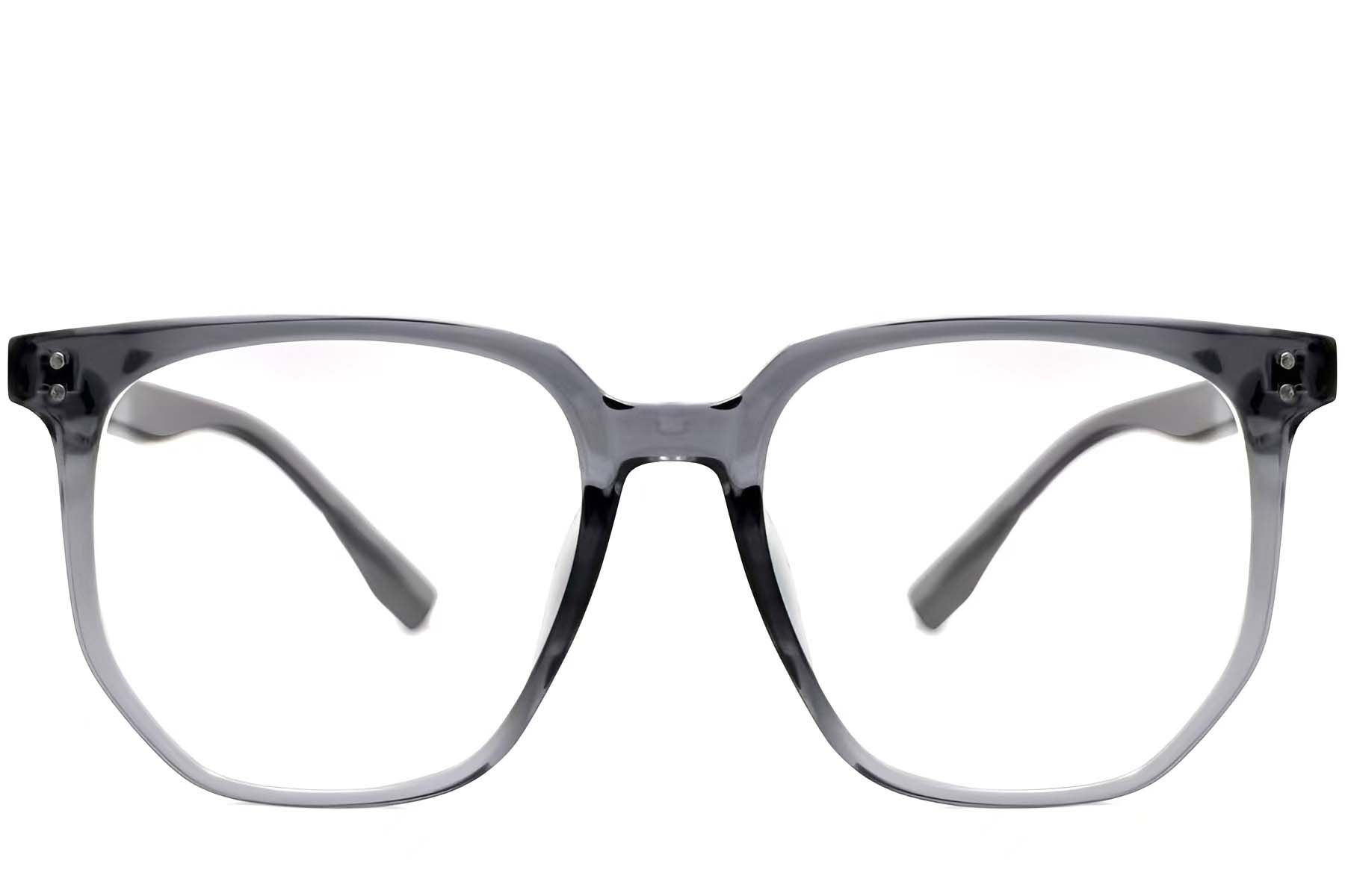 BS0612-0031_Grey_Geometric_TR90_Glasses_front