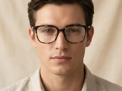 Rectangular Tortoiseshell TR90 Glasses #BS0620-0039