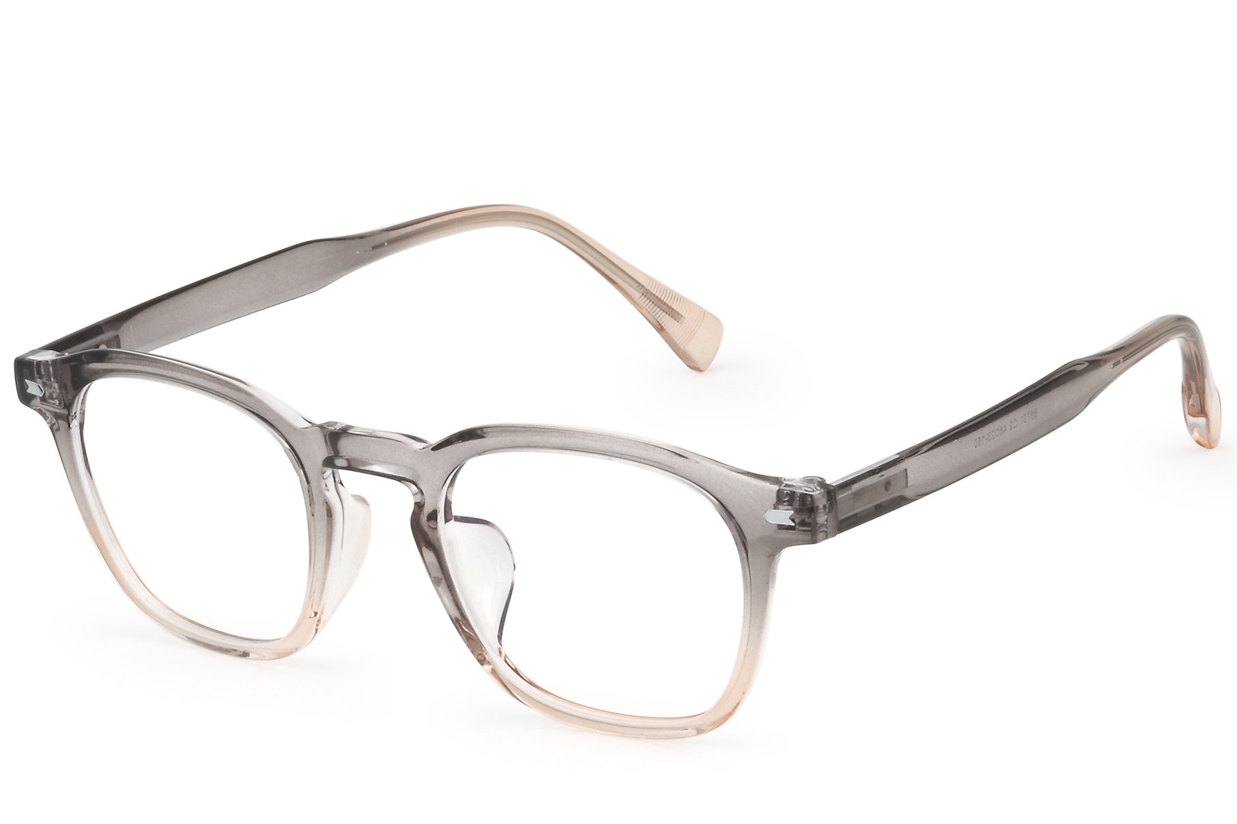 Rectangular Gray TR90 Glasses #BS0620-0071