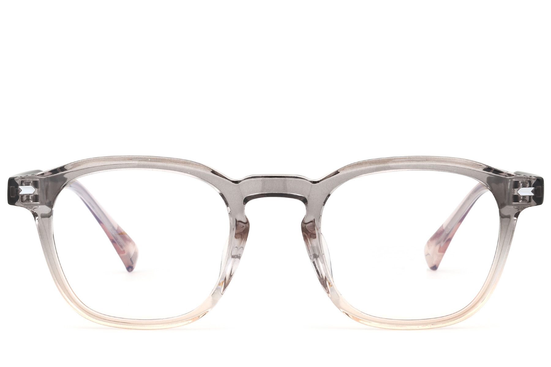 BS0620-0071_Grey_Rectangular_TR90_Glasses_front