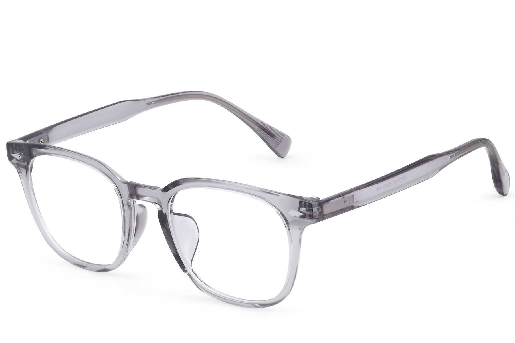 Rectangular Gray TR90 Glasses #BS0620-0077