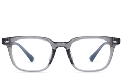 BS0620-0082_Grey_Rectangular_TR90_Glasses_front