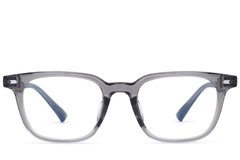 BS0620-0082_Grey_Rectangular_TR90_Glasses_front
