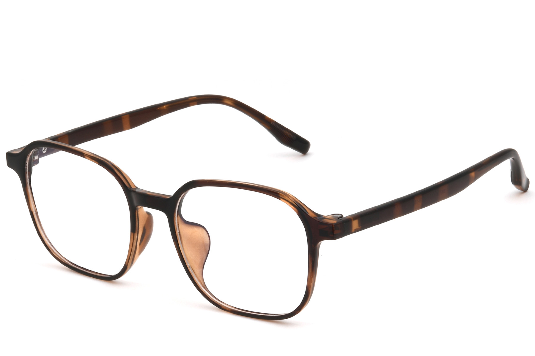 Rectangular Tortoiseshell TR90 Glasses #BS0620-0119