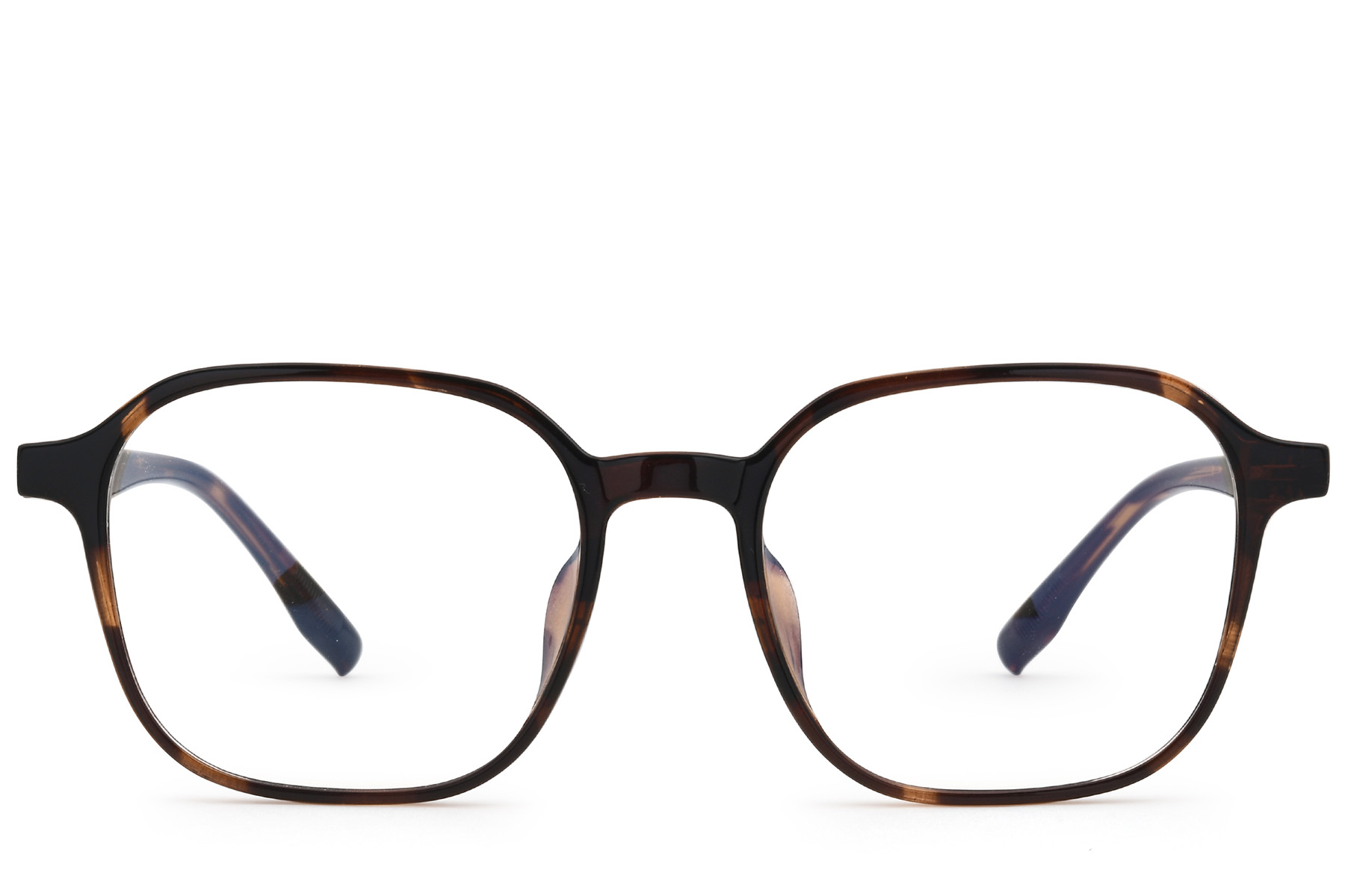 BS0620-0119_Tortoiseshell_Rectangular_TR90_Glasses_front